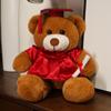 Orsacchiotto Peluche Laurea con Tocco e Logo Personalizzato