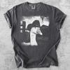 Goose Cowboy T-Shirt, Hat Wearing Farm Graphic, Western Ranch Scene Tee, Barnyard Windmill Fence Rustic Country Shirt