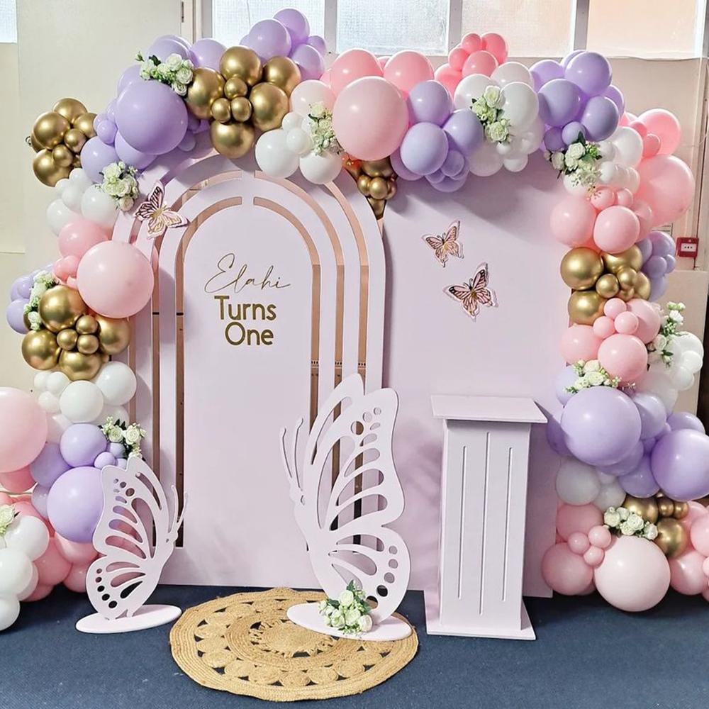 172PCS multi-color latex balloon set suitable for birthday parties, weddings, Valentine's Day party decoration