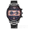  Luxury Fashion Mens Stainless Steel Quartz Wristwatch for Men Business Casual Watch Best Gifts Clock for Husband,Family,Friend
