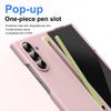 For Samsung Galaxy Z Fold7 5G Case Hard PC Phone Cover with Tempered Glass Film and Stylus