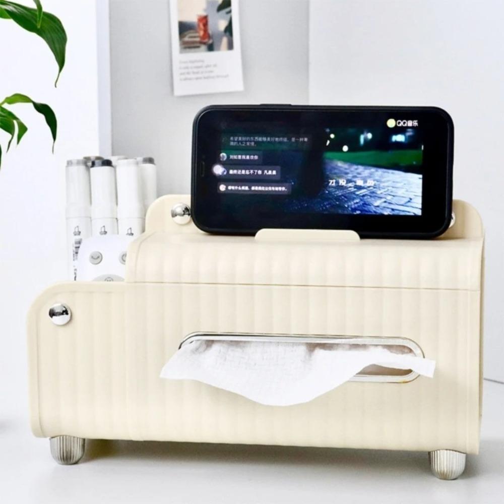 Large Capacity Tissue Box Multifunctional Paper Drawer Home Decoration Napkin Dispenser  Home