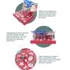 Christmas Advent Calendar Empty Box 24 Grids Gift Candy Boxes Creative Fillable Christmas Countdown Advent Calendar For Kids