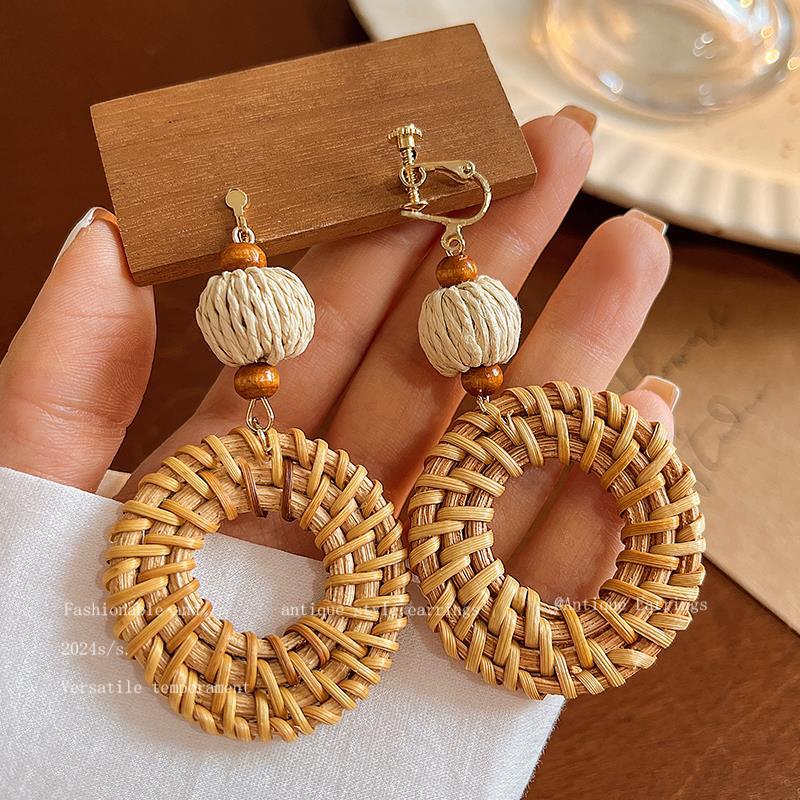 Bohemian Long Tassel Earrings for Women - 2025 High-End Ethnic Vacation Style Studs