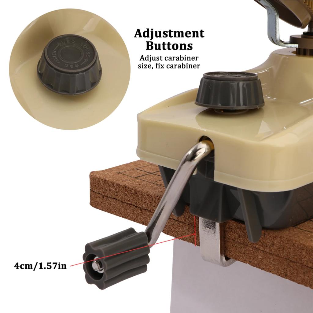 Portable Hand Operated Yarn Winder Fiber Wool Manual Handheld Winder Machine for DIY Sewing Making Accessories String Ball Maker