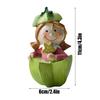 Cute Fruit Decorations Desk Cartoon Figurines Portable Design Cute Sculptures Decoration Ornament For Tabletop Home