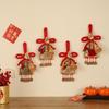 Spring Festival High-Grade Chinese Knot Fu Character Ornament for Living Room Door