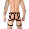 Herren Sexy Boxer Riemen Hinten Jockstrap String Bikini Gay Dessous String Herren Einfarbige Kleider Slip Gay Einfacher G-String Spandex Strings