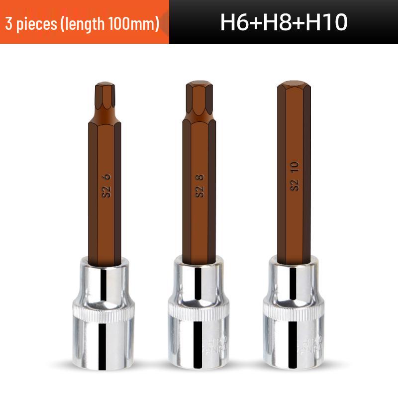 1/2" Electric Hex Socket Wrench and Screwdriver Bit Set