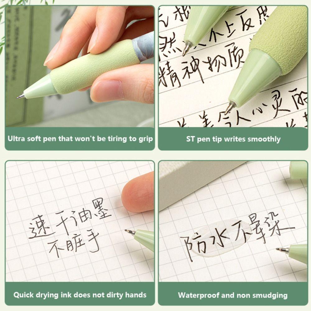 4PCS/Set Butterfly Patch Neutral Pen Press Type Writing Tools High Quality Ballpoint Pen  Student