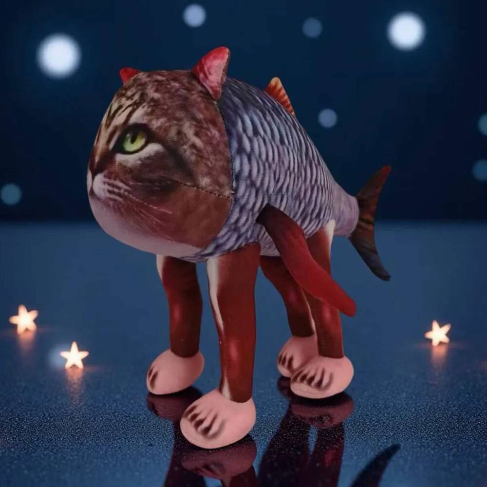 Furt Un Pluș Brainrot Chicleteră Bicicletă Furt O Jucărie Brainrot Chicleteieră Biciclist Elefant Căpșună Brainrot Pluș Italian