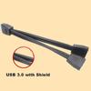 USB3.0 19Pin Y Cable Splitter 2 Ports USB Female to 20Pin Adapter for Motherboard Internal Connection PCIE to 20PIN Convert Wire