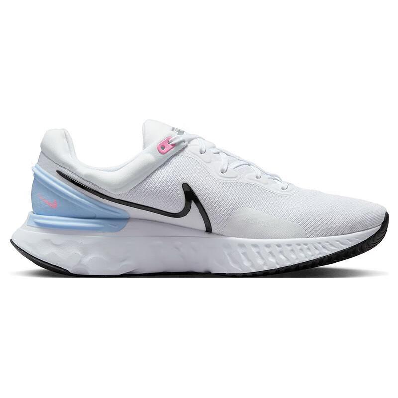 Nike React Miler 3 Road Running Shoes 'White Bright Crimson Obsidian' DD0490-102