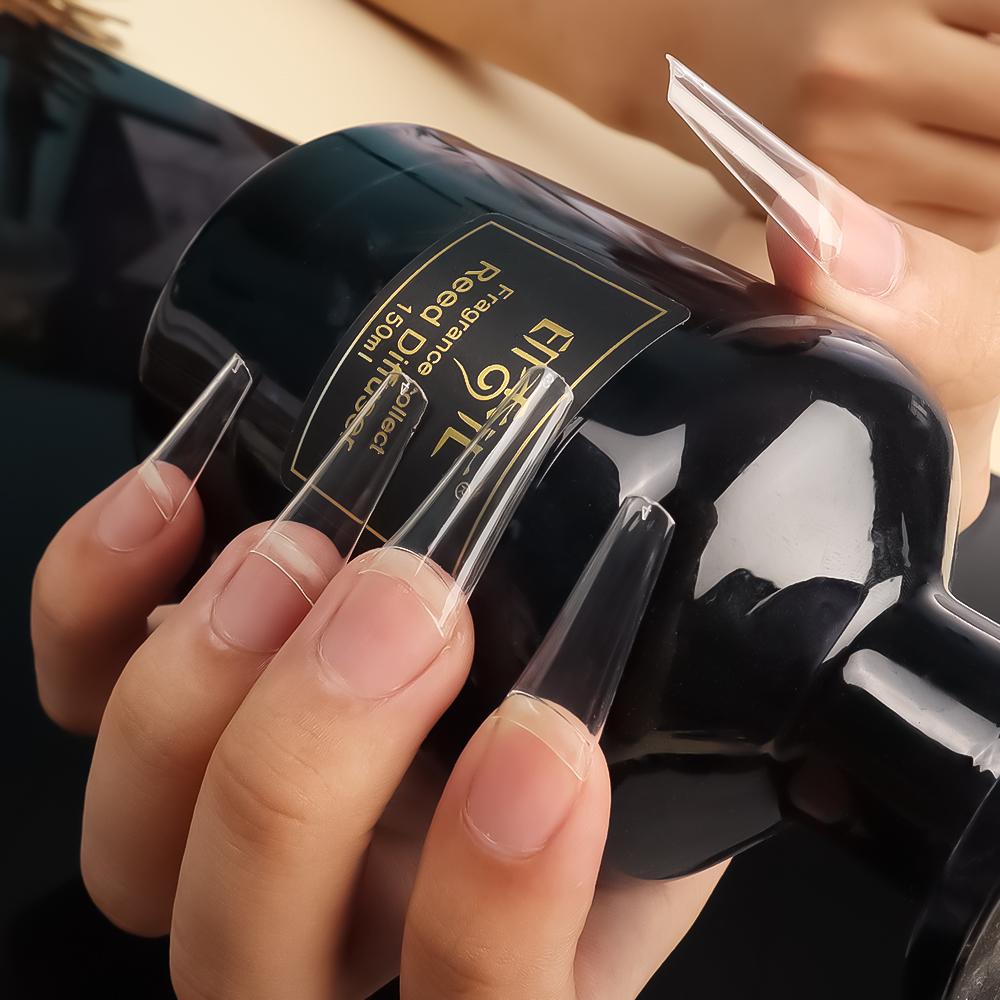 

Fingerqueen 100 шт. новые накладные ногти супер длинные накладные ногти в форме гроба искусственные ногти для салона маникюра специальные накладные ногти
