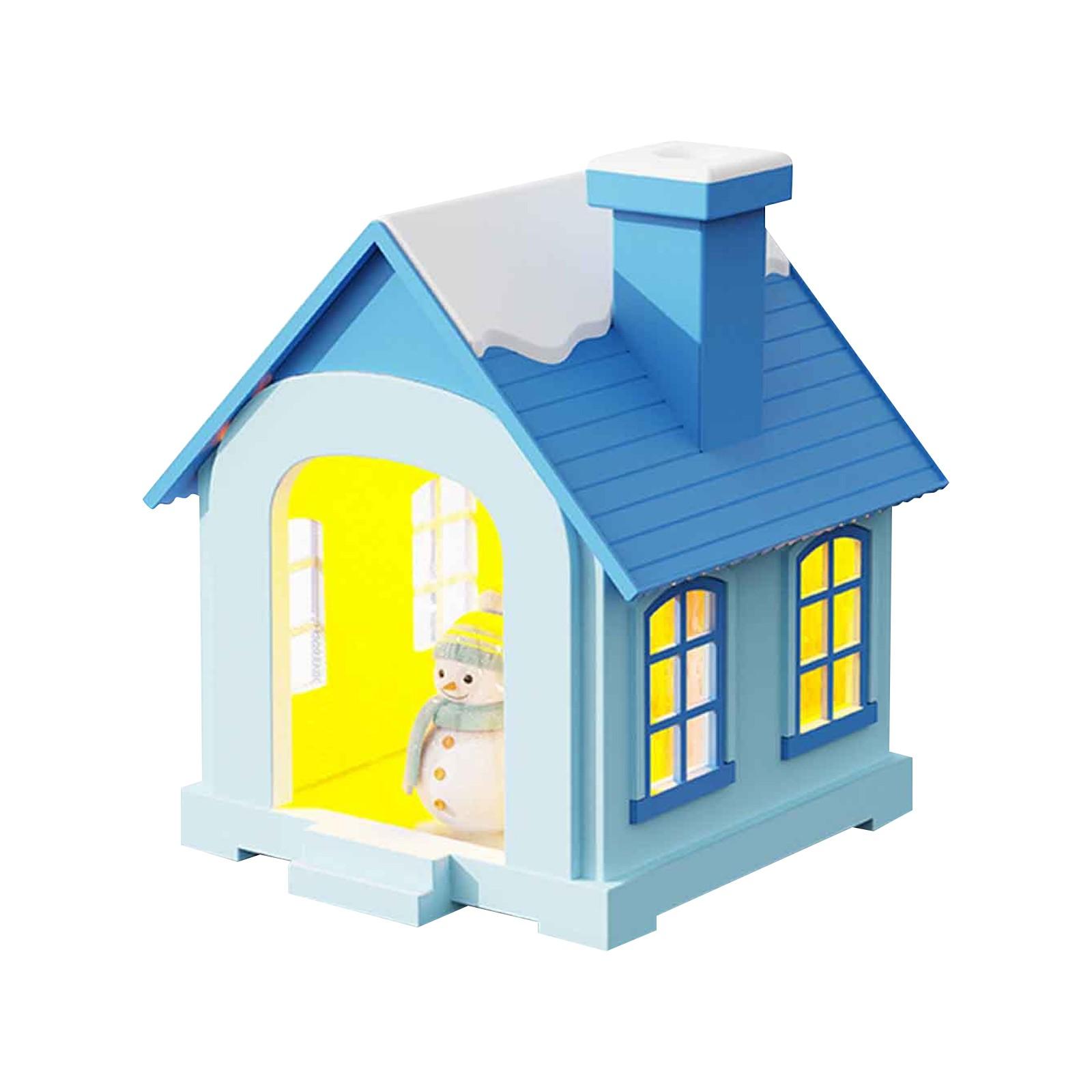 

Очаровательный увлажнитель воздуха Snow Humidifier 500 мл, распылитель тумана с теплым освещением для стола и дома One Size синий