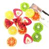 DIY Resin Accessories: Creative Summer Fruit Slices for Hair Clips, Hair Ties, Keychains, Shoes, and Water Cups.