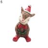 Cartoon Monkey Santa Elk Resin Ornament Figure Christmas Decoration Kids Toy