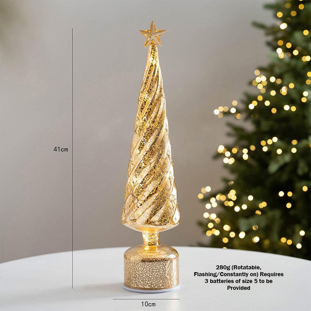 Rotating Christmas Tree Light LED Lamp Christmas Ambient Lighting  Festival Favors