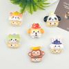 Cartoon Monkey Resin Accessories: DIY Hair Clip, Keychain, Phone Case, Crocs Pendant