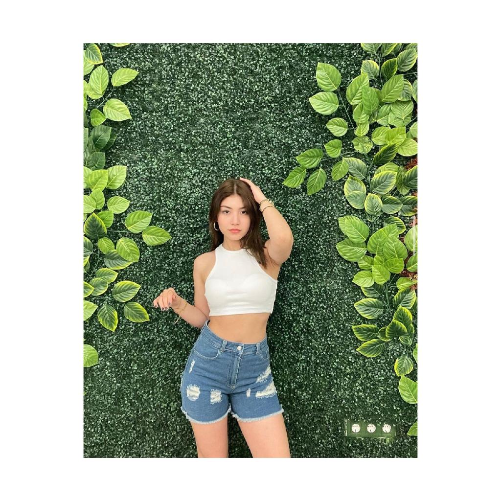 Damen Plissierter Gürtel Detaillierter Shorts Rock