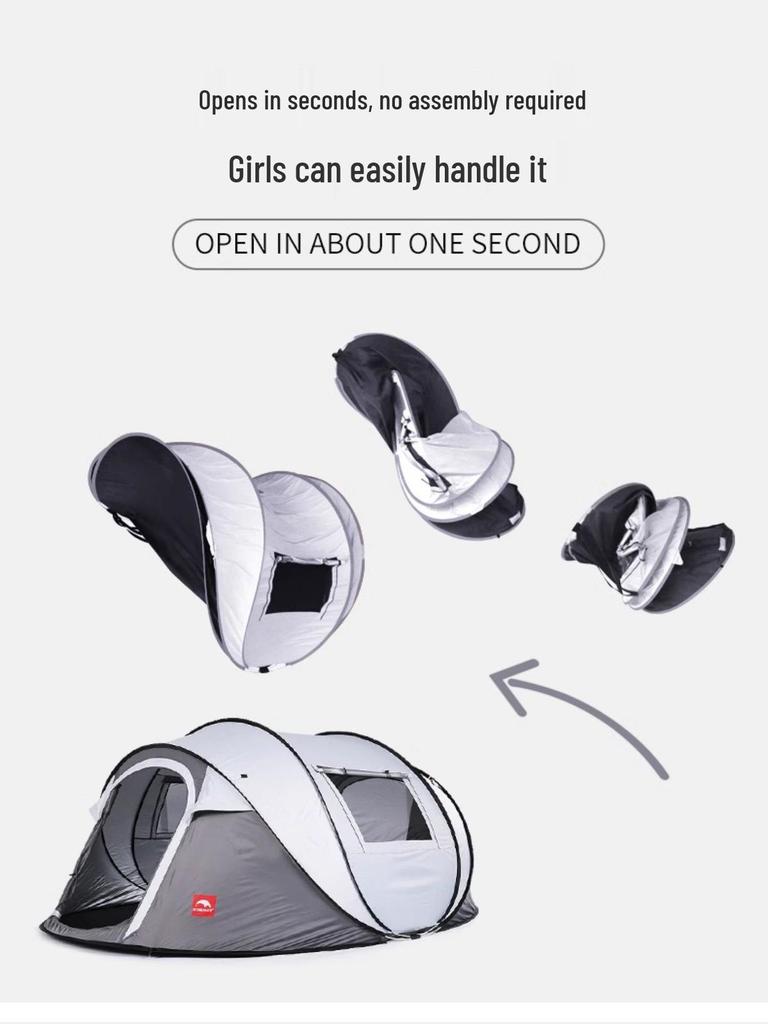 KOMMOT Mu Che Miao Automatic Rainproof Camping Tent
