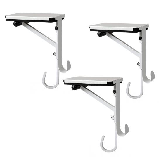 Kaminhaken, 2-in-1 Strumpf- und Girlandenhalter, Verstellbarer Metall-Kranzhalter ohne Bohren, Kaminsims-Haken für Weihnachtsdekorationen