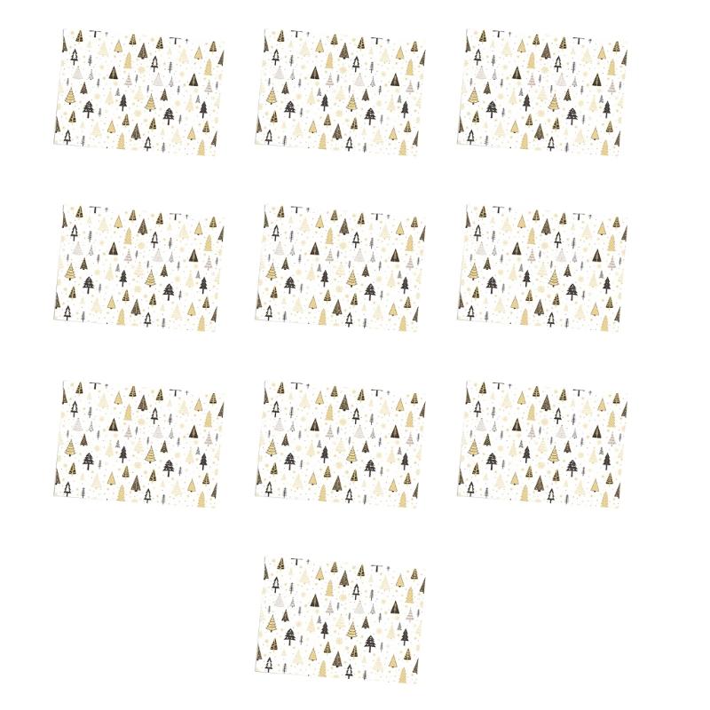 Festival Cartoon Reindeer Design Wrapping Sheets User Friendly Recyclable Paper For Christmas Parties Decorations