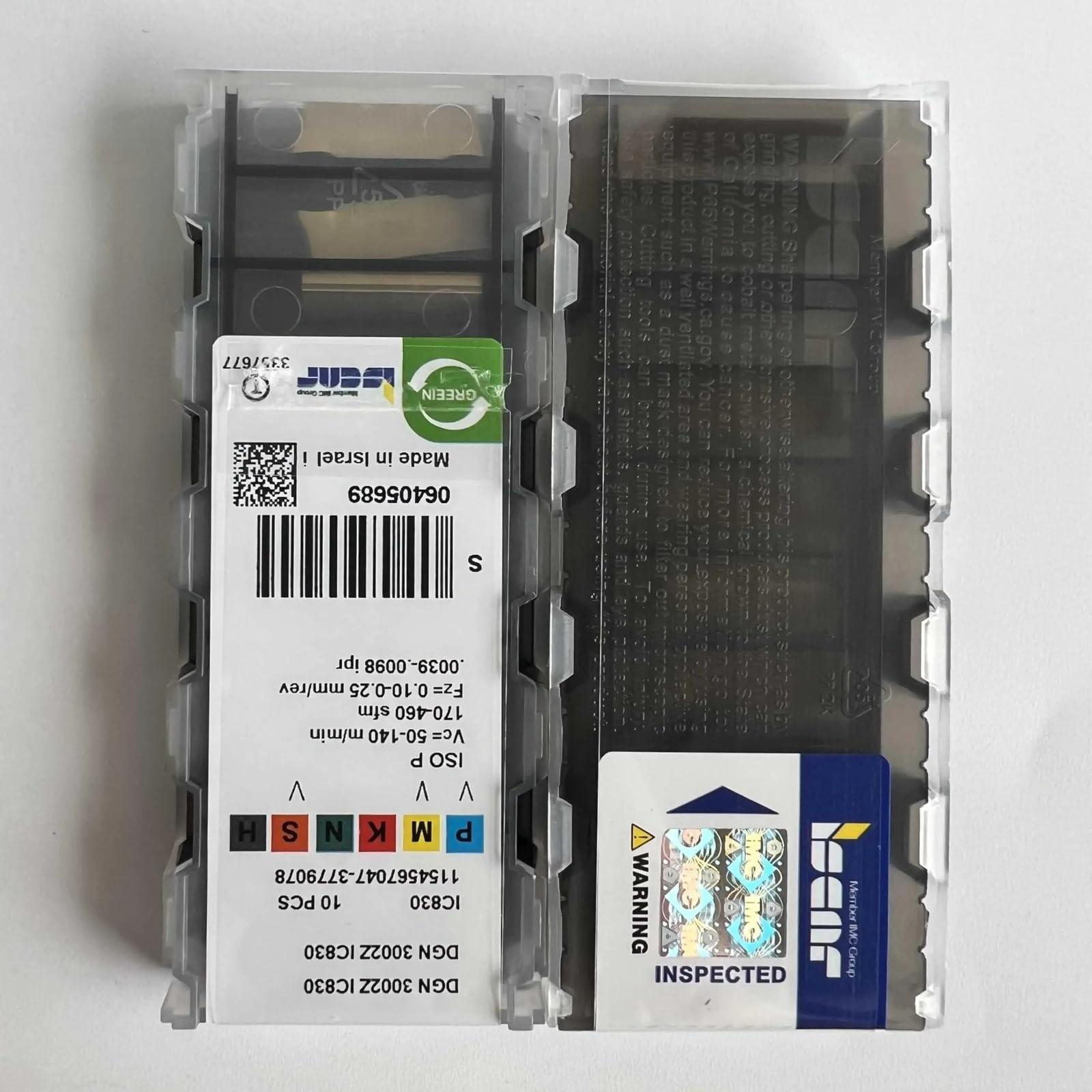 

ISCAR / DGN3002Z IC830 /Industrial indexable Carbide Inserts 10 PCS