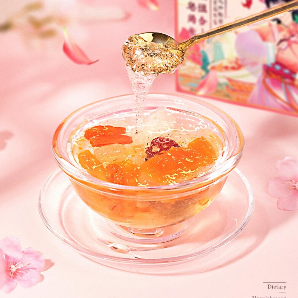 15g*10 Peach Gum Snow Lotus Tea Herbal Health Care