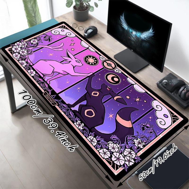 Moonlight Dance Xl Gaming Mouse Pad Nonslip Rubber Base Stitched Edge Waterproof Desk Mat For Pc Laptop Gamer Office Computer Accessories C929426