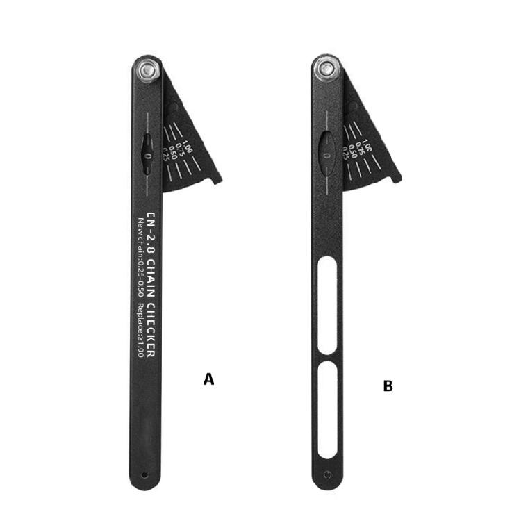 Professional Cycling Chain Checking Tool Accuracy Engineered Aluminum Alloy Wear Gauge for Efficiency Cycling Accessorie