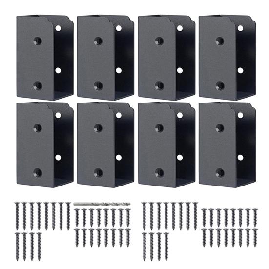 

8 шт. кронштейны для перил из нержавеющей стали, соединители для лестниц, устойчивые к коррозии