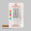 ZISIZ Curved Colorful Birthday Candles