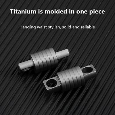 Keychain Connector Mini Titanium Keychain Otočný držák na klíče Klíč pro rychlé uvolnění