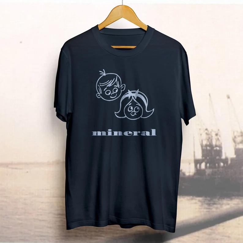 Коллекция Mineral Emo Band Черная Футболка Все Размеры S-5XL AR1431 Унисекс Футболка S