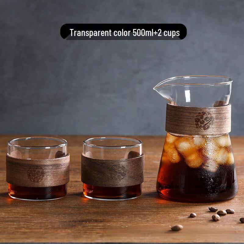 Tirolona Glass Pour-Over Coffee Server Set
