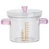 Borosilicate Glass Baby Steaming Bowl with Lid