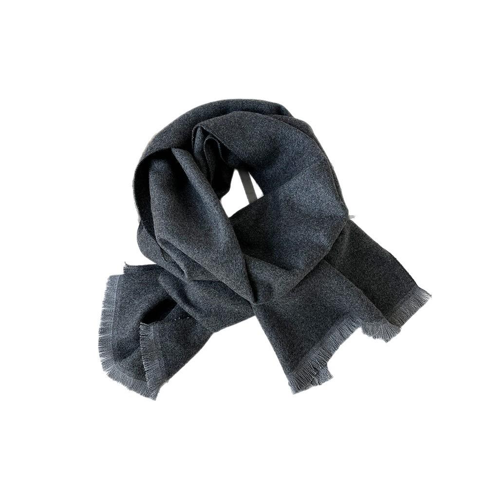 European and American fashion scarves Men's autumn and winter cotton scarves Warm decoration with coats Solid color scarves Wholesale