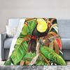 William Morris Bird  Flannel Blanket Spring  Warm Soft Bedding Throws For Students Home Decor Fashion Bedspread Sofa Bed Cover