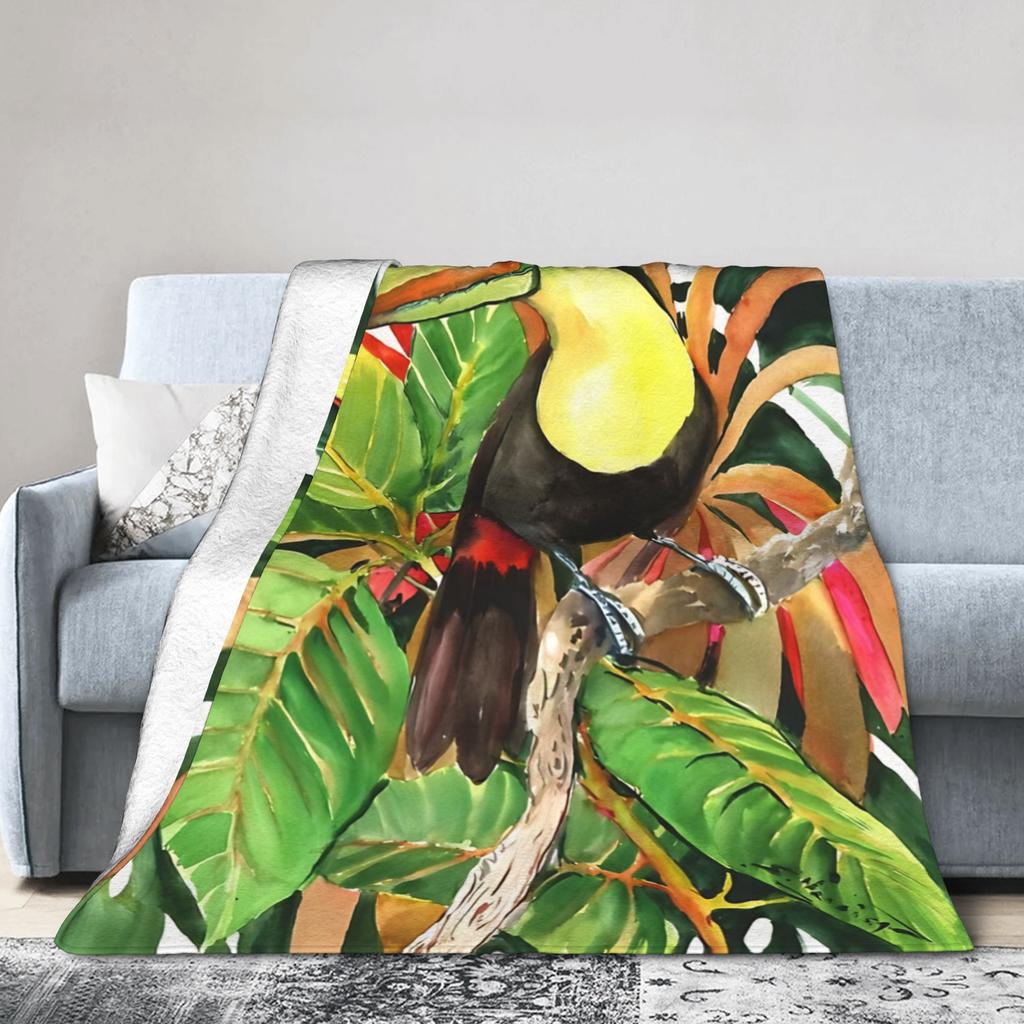 William Morris Bird Flannel Blanket Spring Warm Soft Bedding Throws For Students Home Decor Fashion Bedspread Sofa Bed Cover
