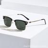New European and American men's and women's retro sunglasses, square sunglasses men's glasses sunglasses