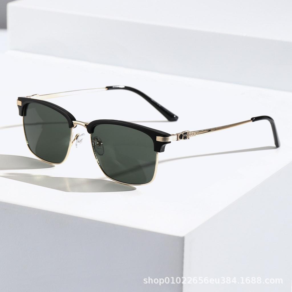 New European and American men's and women's retro sunglasses, square sunglasses men's glasses sunglasses