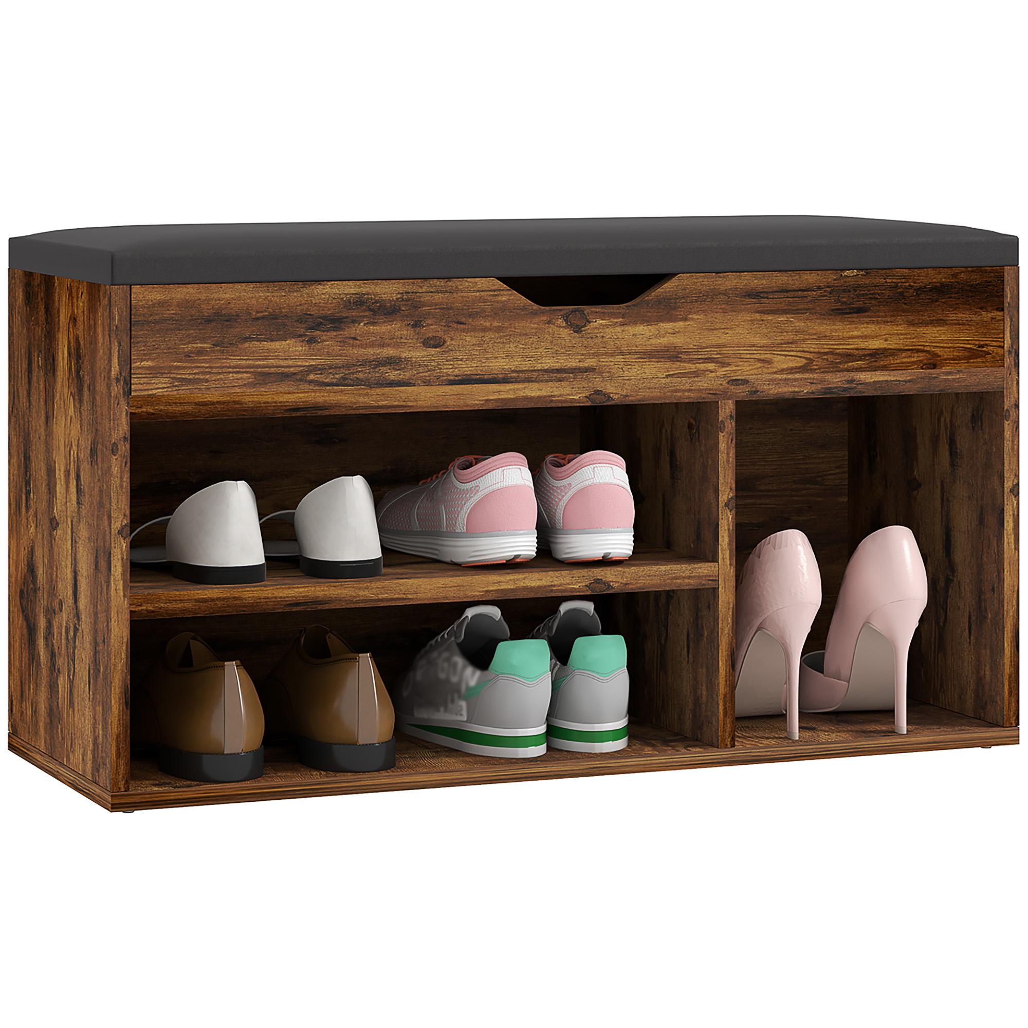 Shoe furniture, shoe bench 2-tier storage