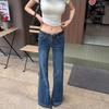 VIONA Low Waist Bell Bottom Denim Jeans Women's Slim Fit High Waist Pants Non Sticky Leg American Retro Hot Girl Style Jeans