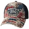 Breathable Cotton Cap For Outdoor Activities 250th Anniversary Of American Independence Lightweight Design