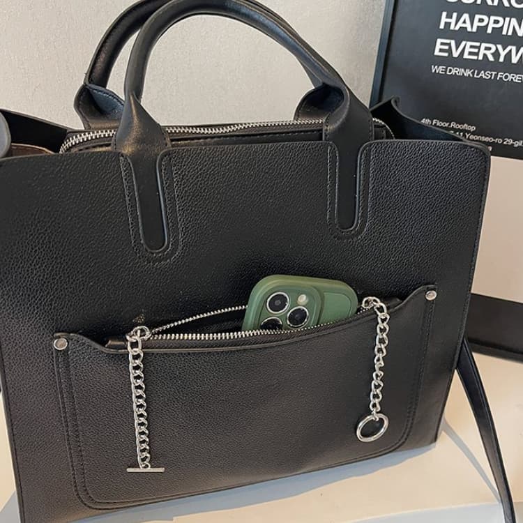 New Women's Handbag Simple Tote Bag Messenger Bag