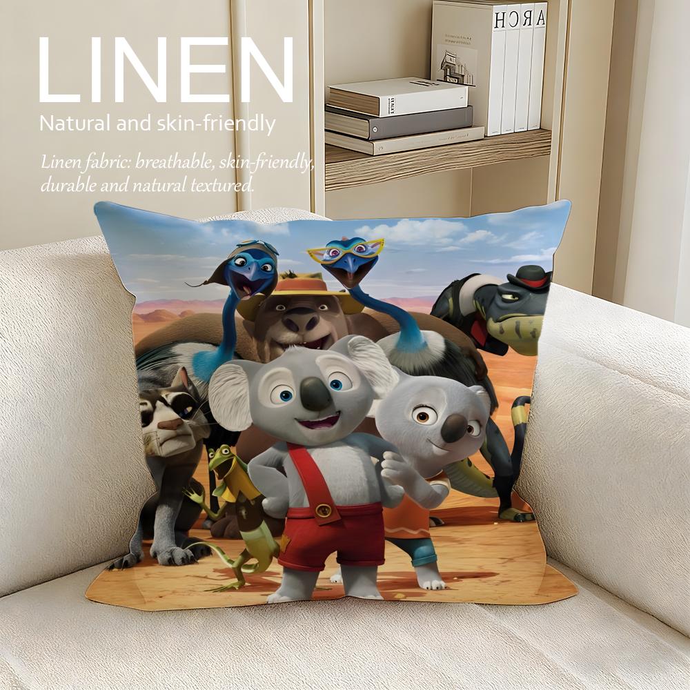 Blinky Bill the Movie Cushion Cover Pillowcase Set Pcs x x Breathable Washable Sofa Cushion Cover