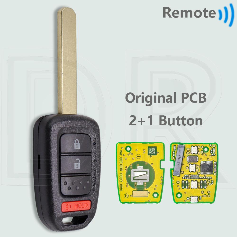 DR HLIK6-1T 313.8MHz HLIK6-1TA 433.9MHz ID47 PCF7961X Car Remote Key For Honda Civic Accord City CR-V Jazz XR-V Vezel HR-V FRV