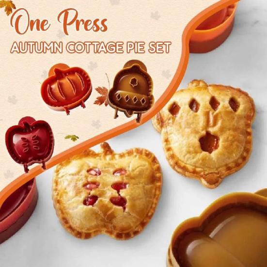 Mini Pie Maker Mold Multipurpose Pastry Mold Cheese Snack Maker with Lids Christmas Thanksgiving Dessert Mold