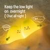 Mango Silicone Night Light Timed Sleeping Atmosphere Decompression Pat Night Light Creative Ornament Mobile Phone Holder
